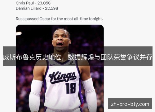 威斯布鲁克历史地位,数据辉煌与团队荣誉争议并存 威斯布鲁克历史地位,数据辉煌与团队荣誉争议并存